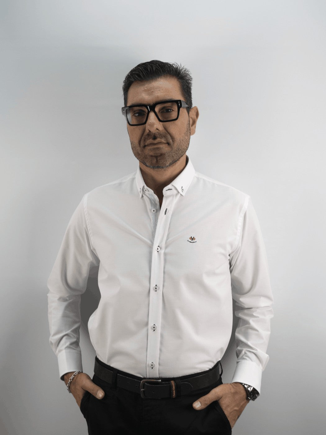 CAMISA BASIC 5 LA ESPAÑOLA BLANCO
