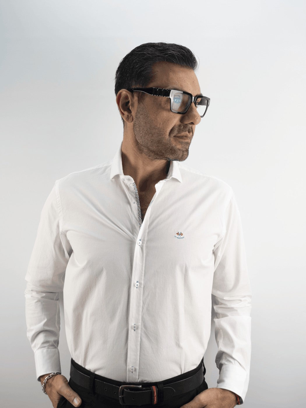 CAMISA LISA POP LA ESPAÑOLA  BLANCO