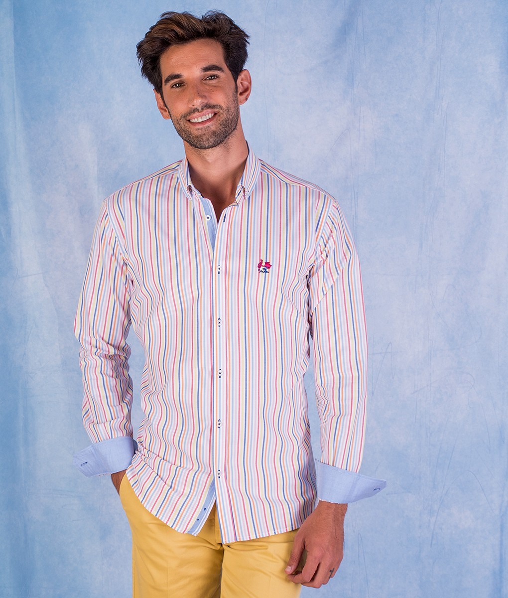 CAMISA RAYAS 2 LA VESPITA MU