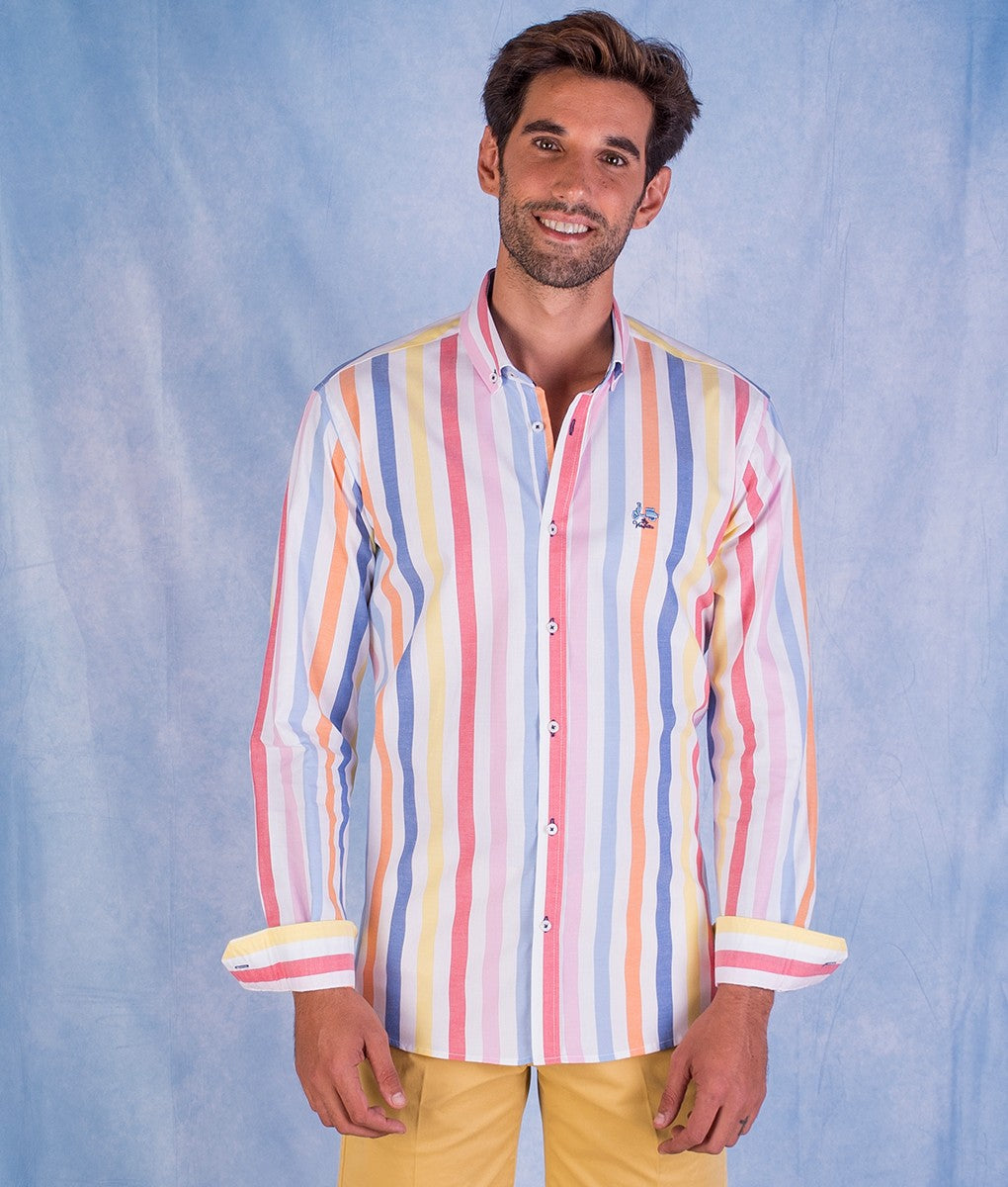 CAMISA RAYA ANCHA LA VESPITA MU