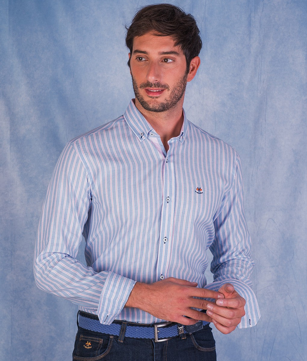 CAMISA RAYA CUP LA ESPAÑOLA AZUL
