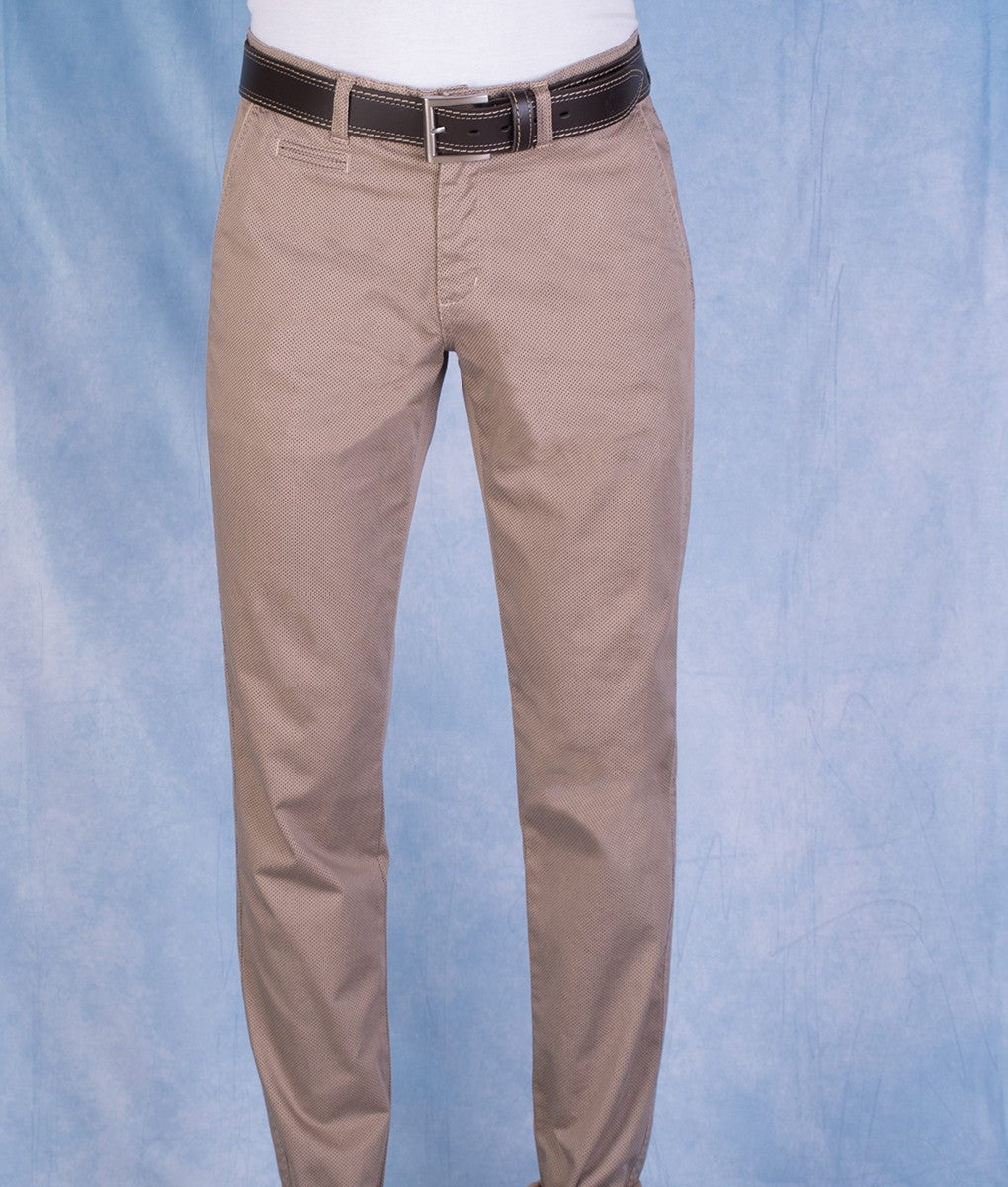 PANTALON CUADRITO LA VESPITA BEIG