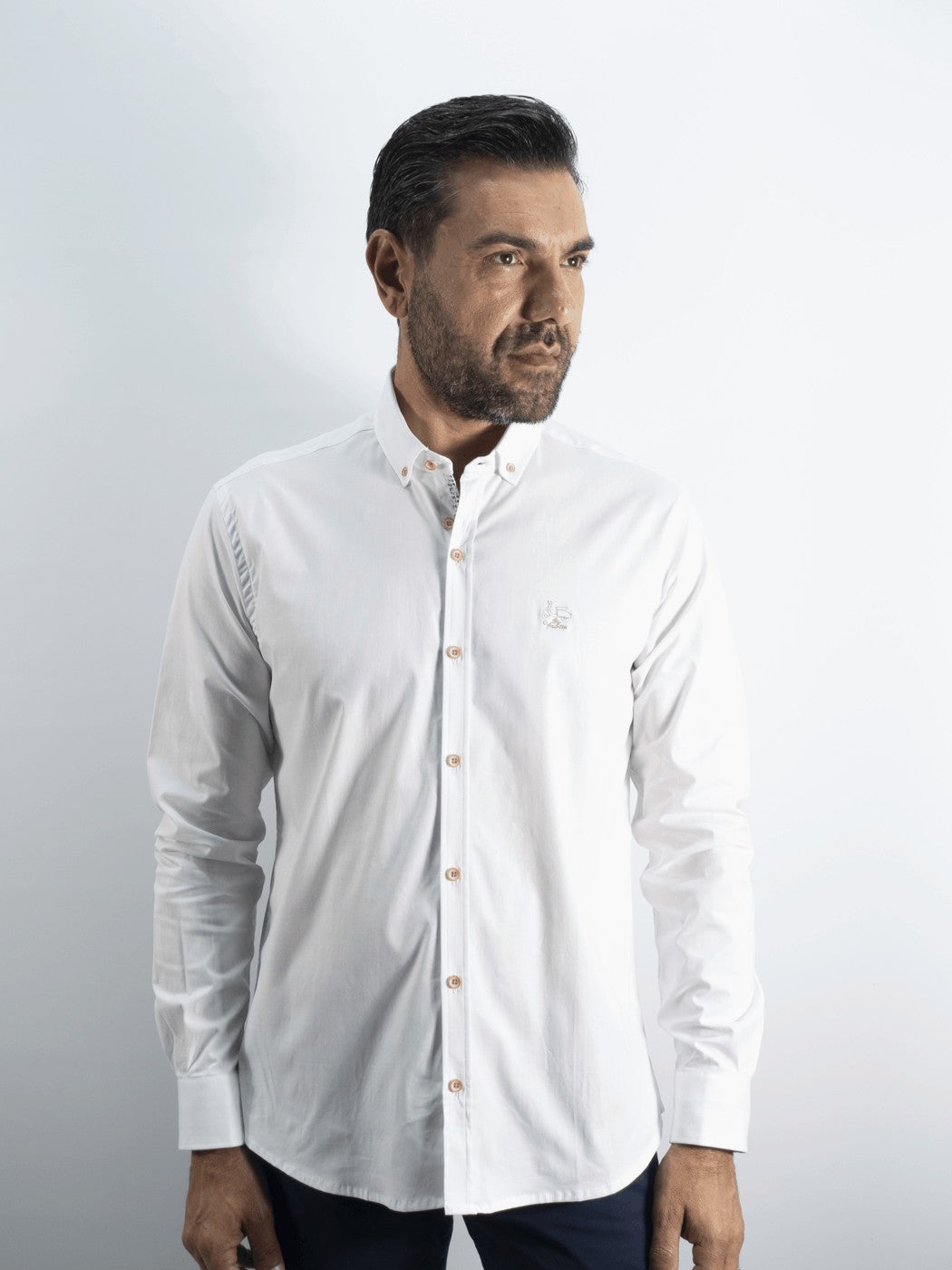 CAMISA LICRA 3 LA VESPITA BLANCO