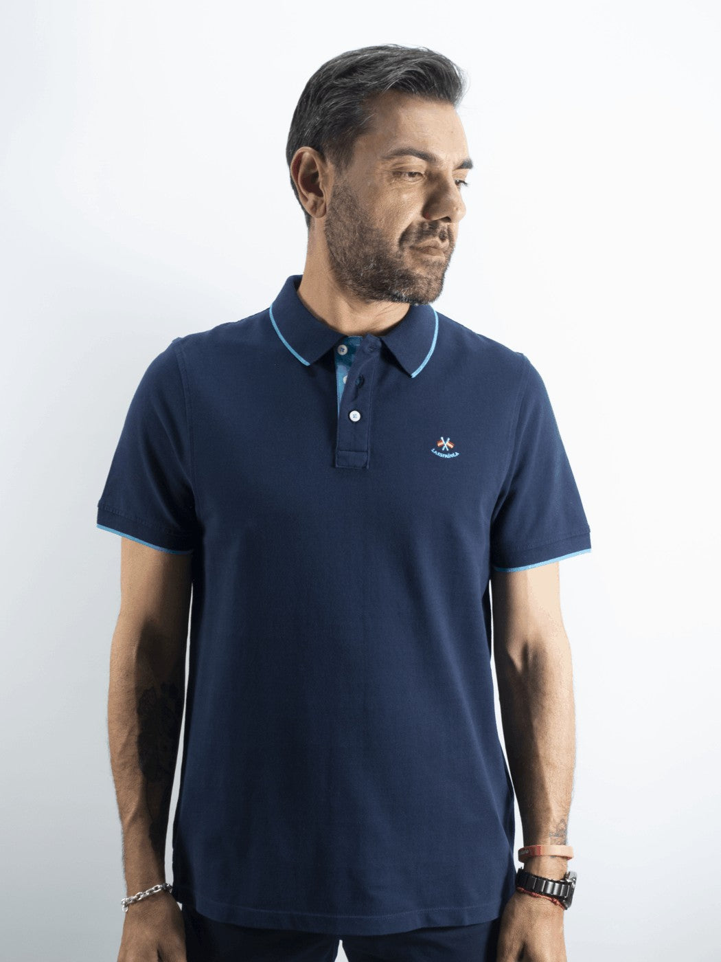 POLO BASIC LA ESPAÑOLA MARINO
