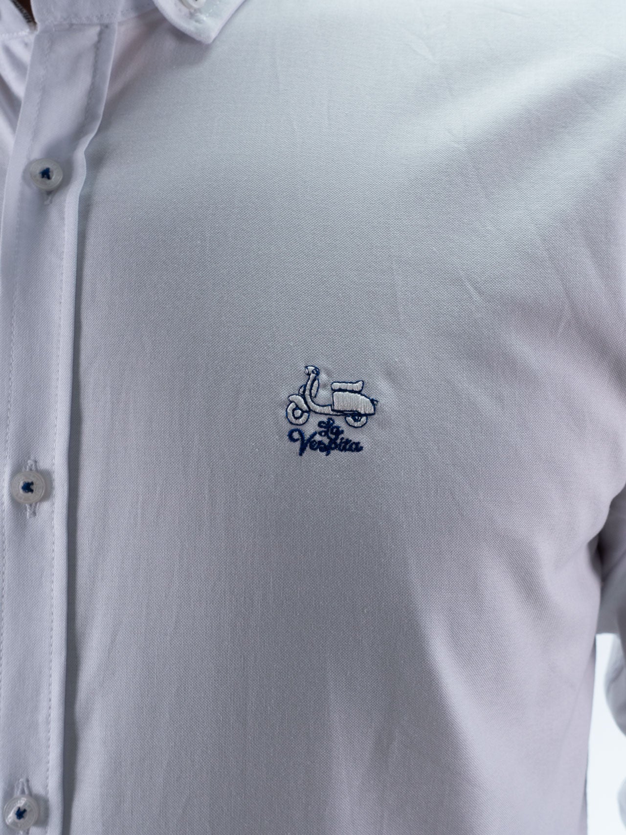 LA VESPITA WHITE OXFORD SHIRT
