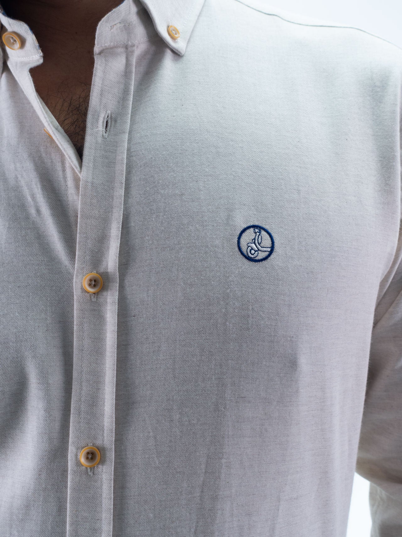 CAMISA LISA KLARK LA VESPITA BEIG