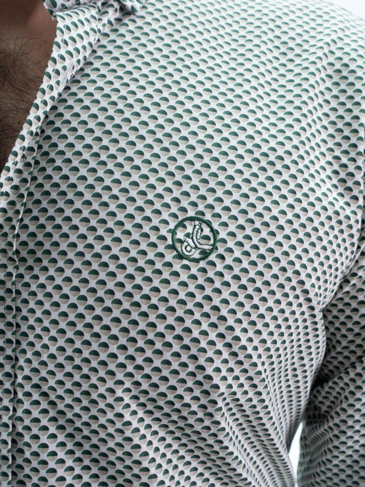 CAMISA ESTAMPADA LA VESPITA VERDE