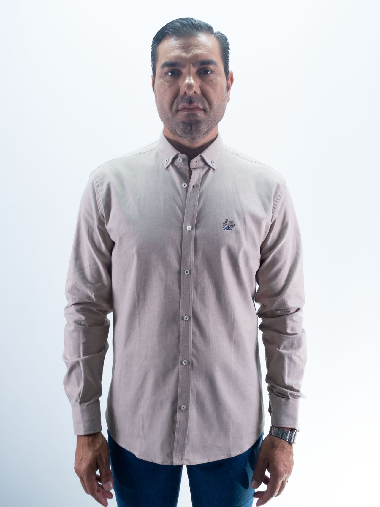 LA VESPITA BEIGE OXFORD SHIRT