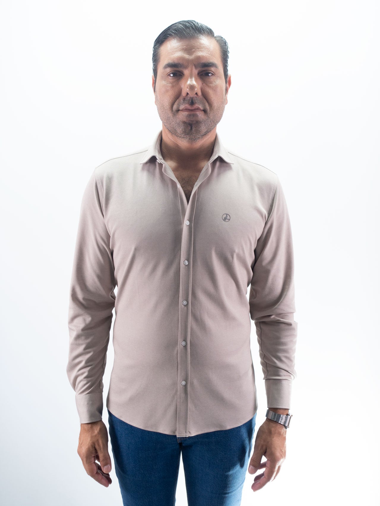 CAMISA LICRA MERAKI LA VESPITA BEIG