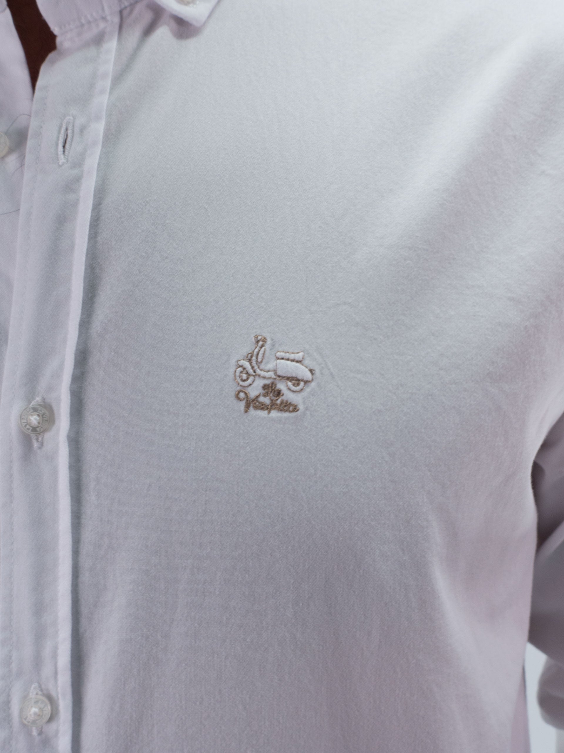 LA VESPITA WHITE PLAIN SHIRT