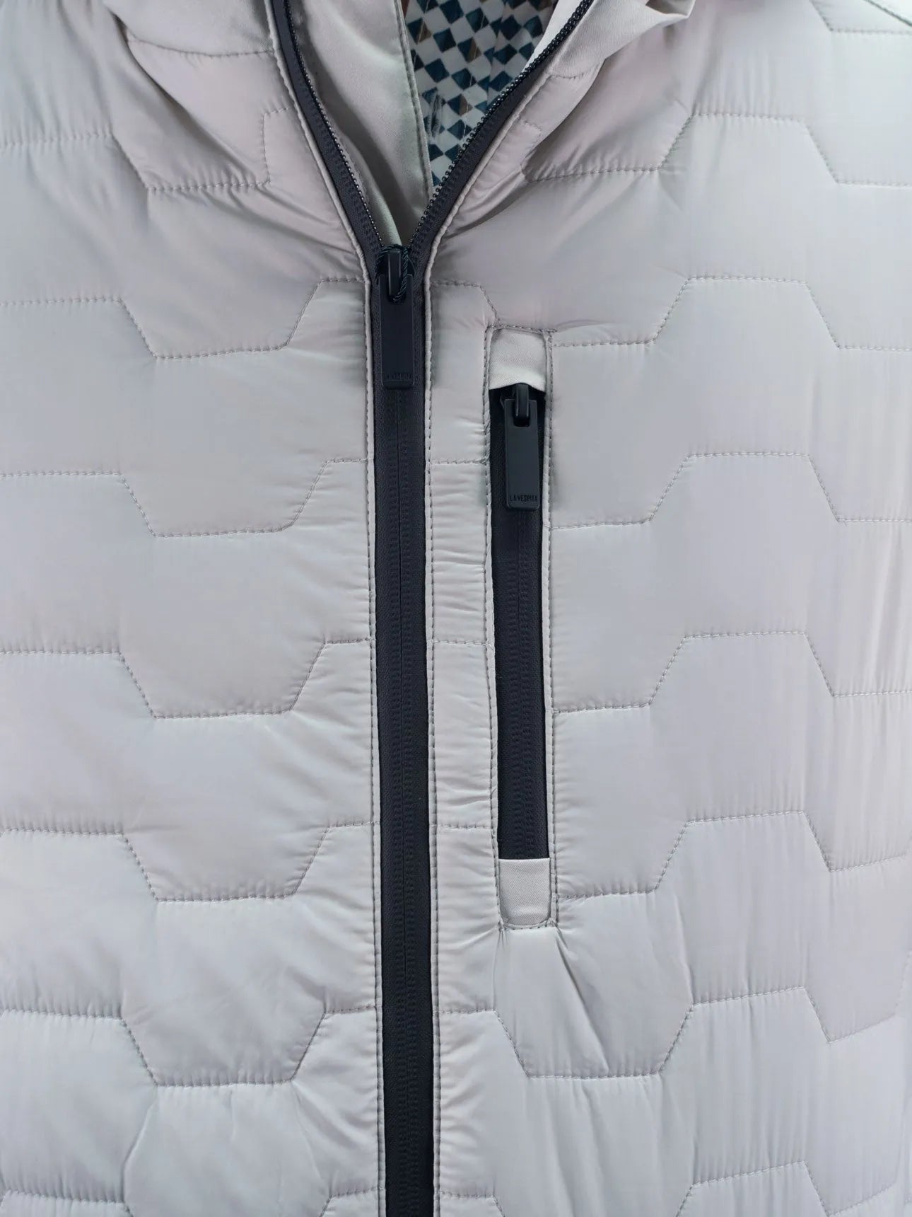 CHAQUETA NYLON LA VESPITA GRIS CLARO