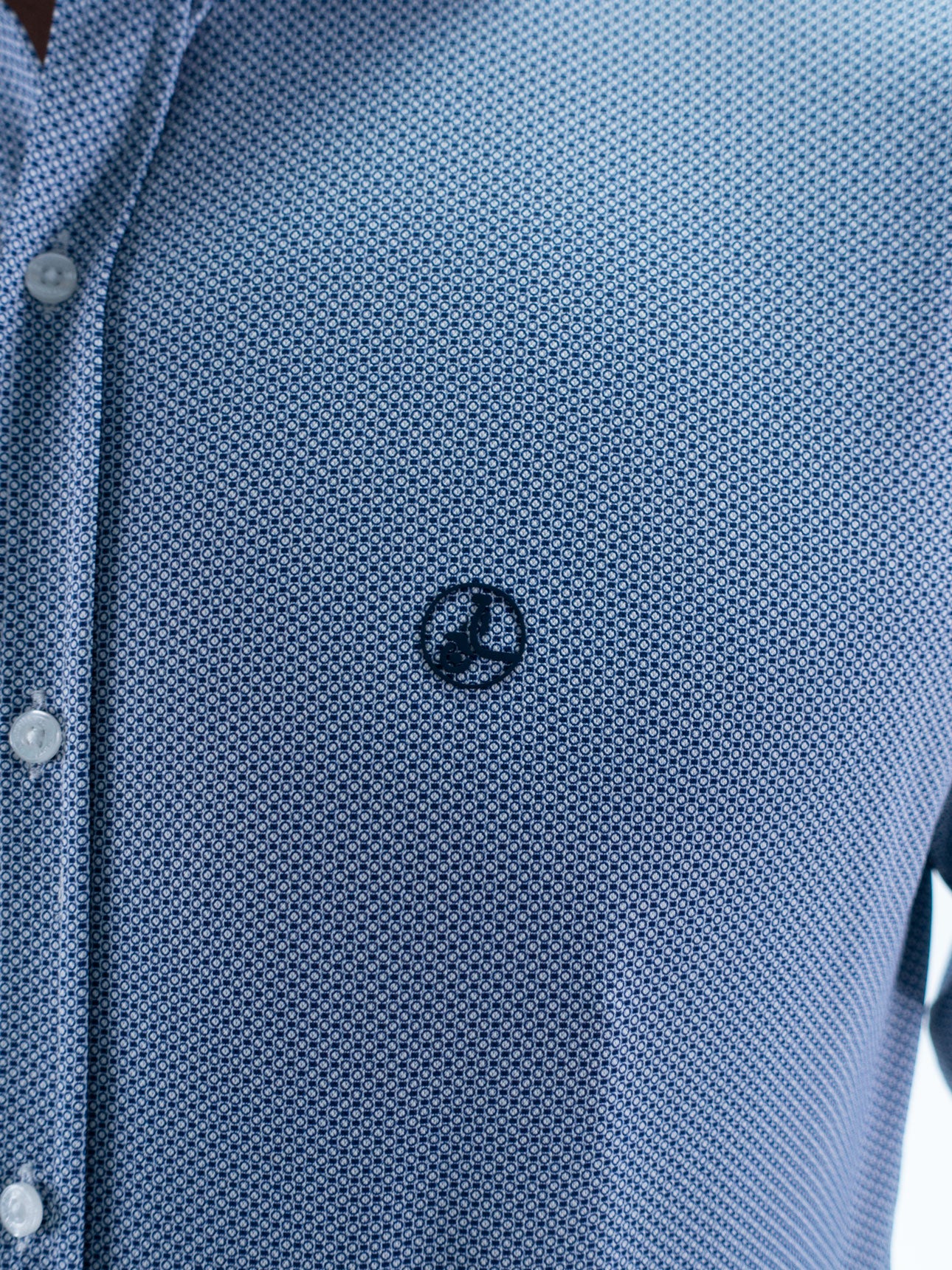CAMISA LICRA FLOW LA VESPITA AZUL