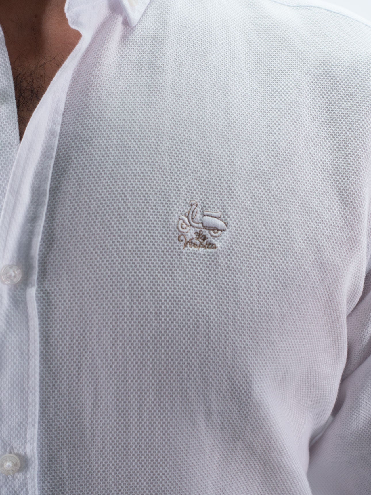 LA VESPITA STRUCTURED SHIRT WHITE