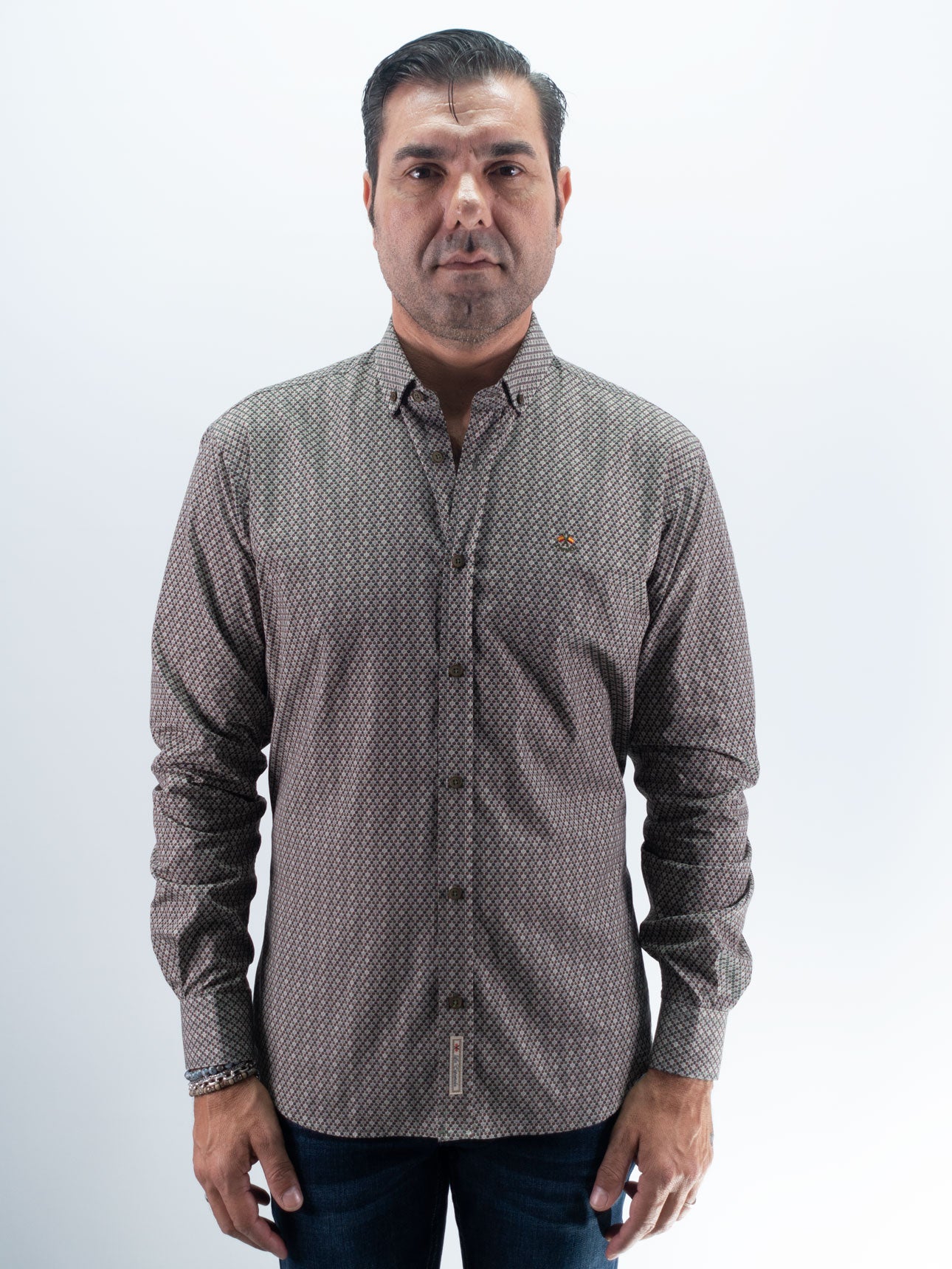 CAMISA CARBONO LA ESPAÑOLA GRIS OSCURO