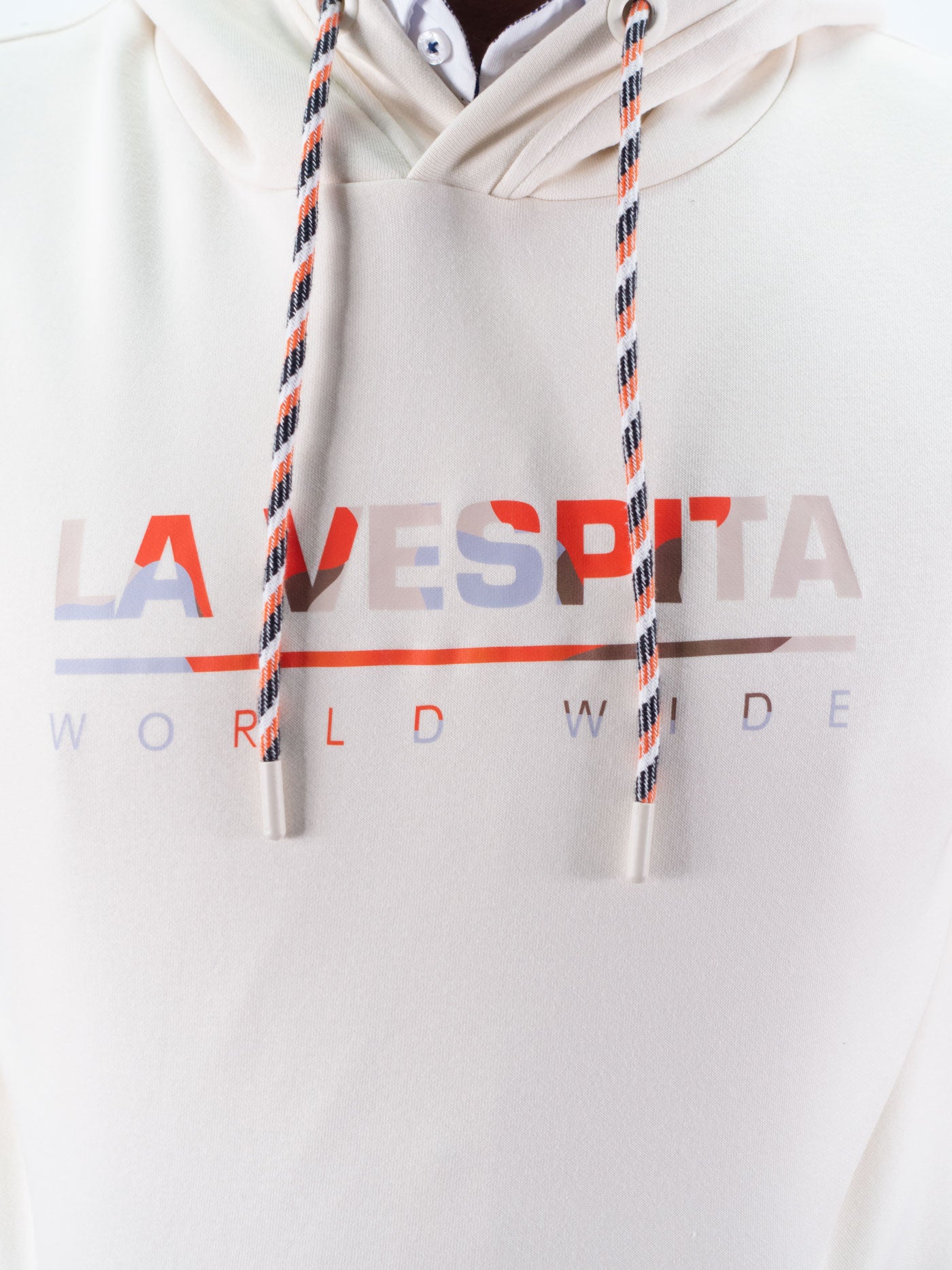 SUDADERA CAPUCHA WORLD LA VESPITA BEIG