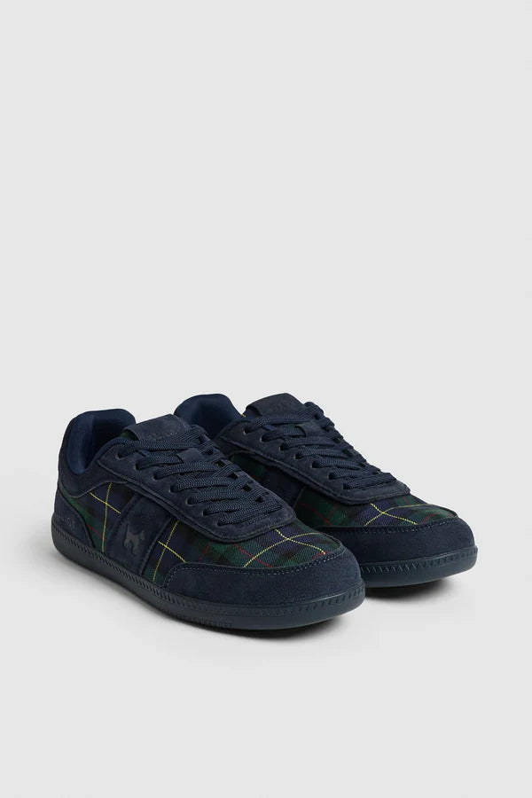 SNEAKER TARTAN MARINO