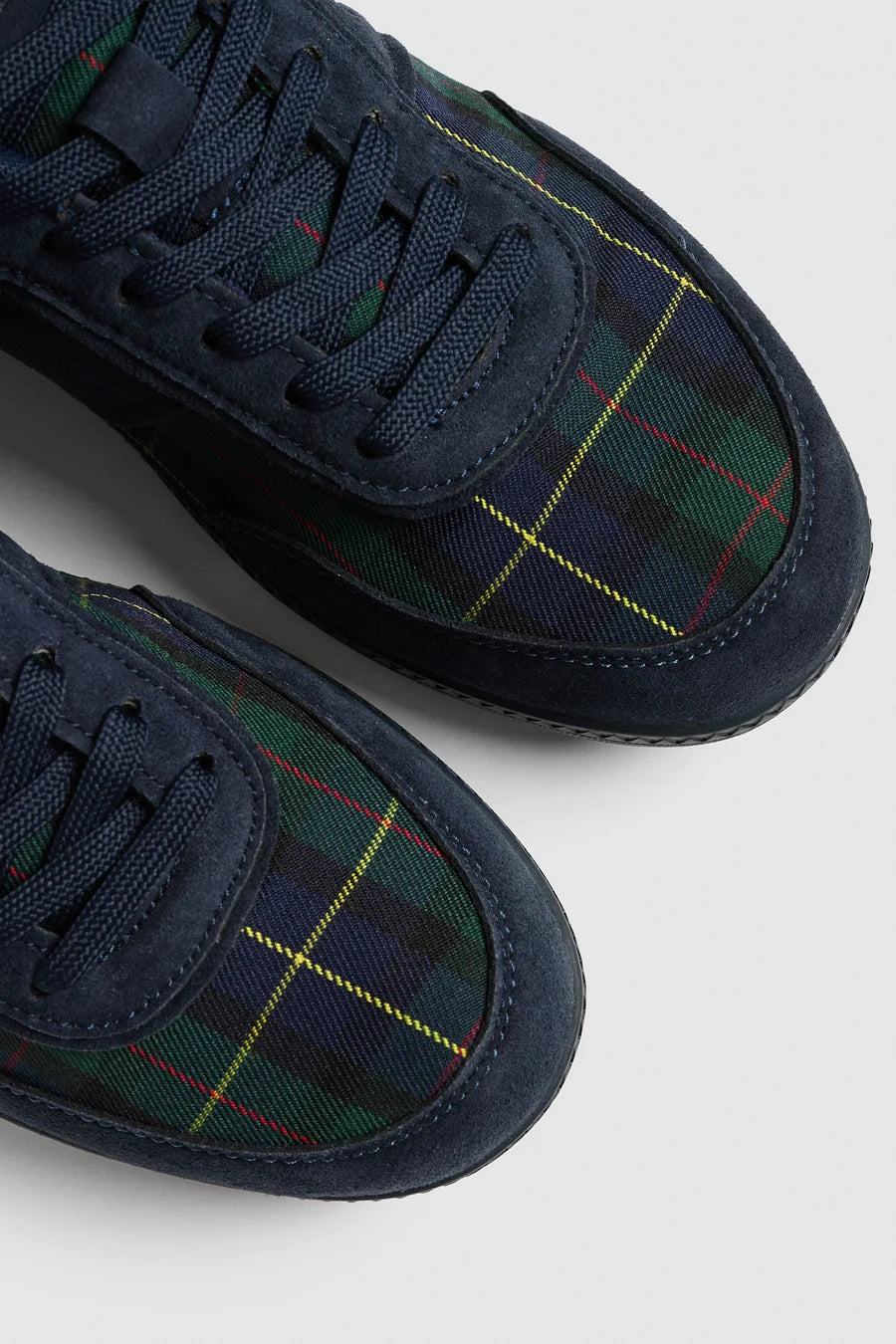 SNEAKER TARTAN MARINO