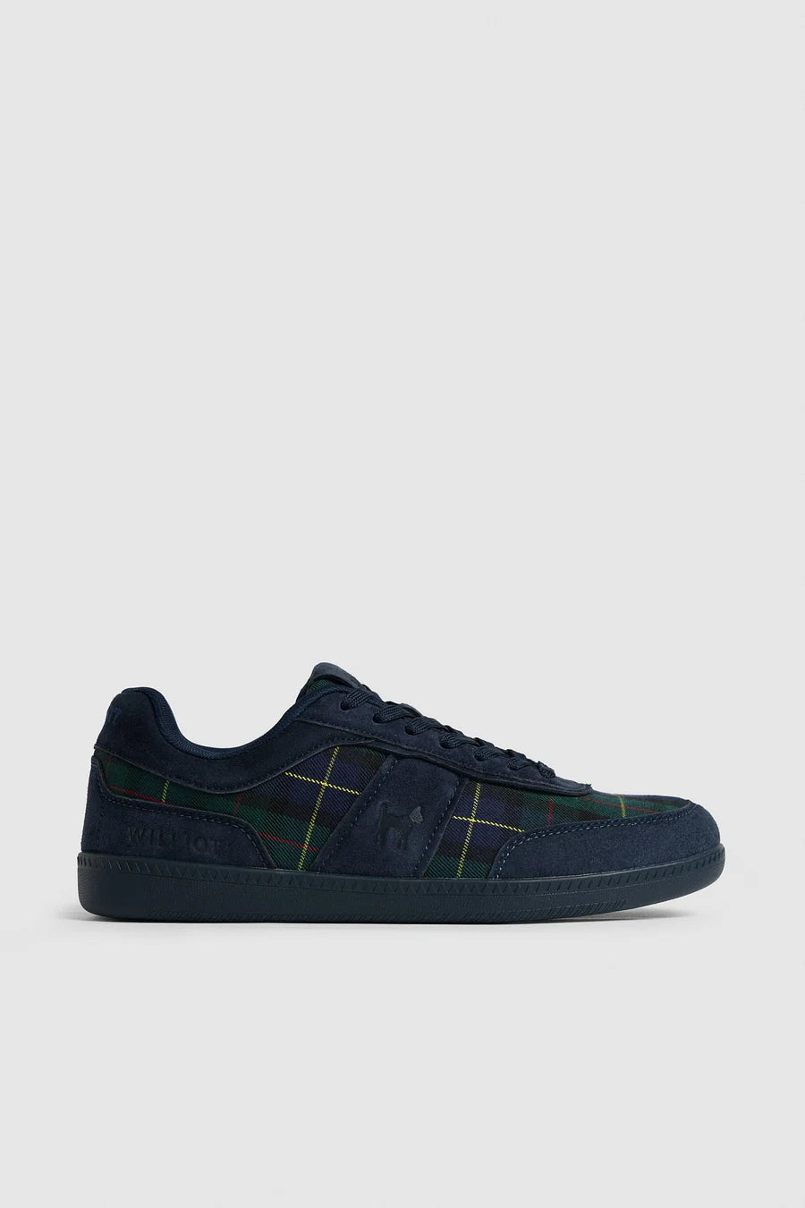 SNEAKER TARTAN MARINO
