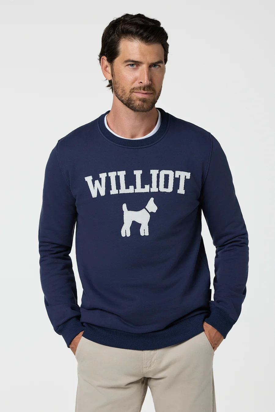 SUDADERA PARCHE AZUL