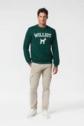 SUDADERA PARCHE VERDE BOTELLA